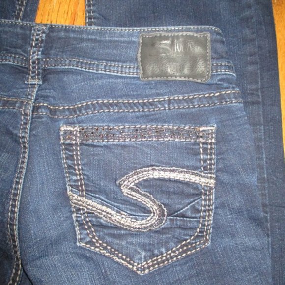 SILVER JEANS Suki Mid Slim Boot Women Sz 27x32 - Picture 5 of 8